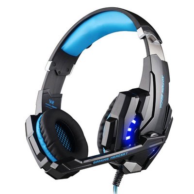 Big Wired Gaming Headphones with Micropone LED Light Headset