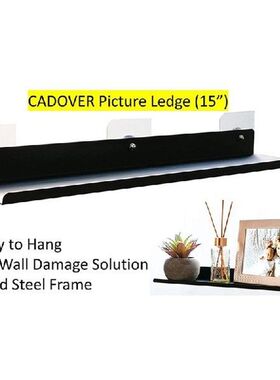 4 Pack Vinyl Record Display Shelf Metal Frame Wall Mounted