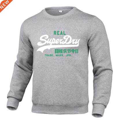 Mens Fleece Hooded 2021 Autumn Winter Streetwear Pullover Sw