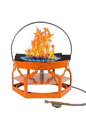 Steel Outdoor Stove Round Backpacking Cooker With Canvas