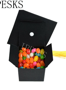 510pcs Doctor Hat Cap Candy Box Gift Packaging Box for Grad