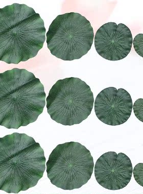 Leaves Decor Floating Fish Lily Pads Pond Lotus Aquarium