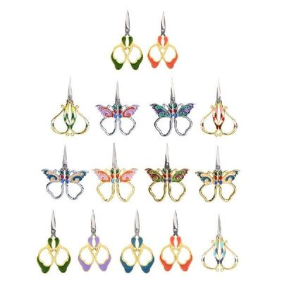 Retro Sewing Embroidery Scissors Straight Sharp Tip