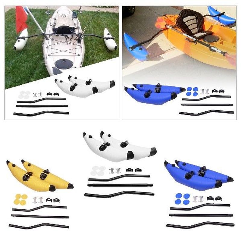 Kayak Stabilization System Inflatable Outrigger Float Rods