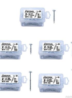 Q5WB Kit Sekrup Lubang Saku Tahan Lama Sekrup Sadap Silang