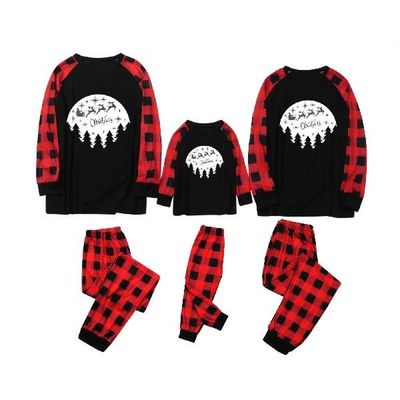 Family Christmas Matching Pajamas Set 2023 Xmas Adult Kids
