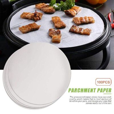 100pcs Round Baking Paper Circle Parchment Paper Liner BBQ