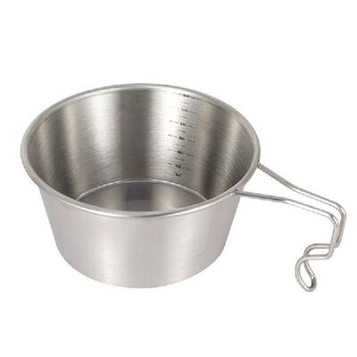 600Ml 304 Stainless Steel Bowl Cup For Outdoor Camping