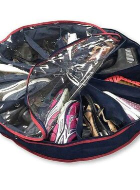 12 Pair Under Bed Shoes Round Storage Space Saving Shoe