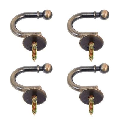 Hook Hanger Curtain Wall Coat Hooks Metal Bathroom Clip