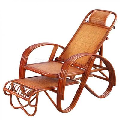 Natural rattan chair recliner folding chair summer nap