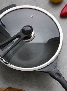 30CM non stick pot aluminum pot without oil fume gas cooker