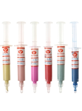 8Pcs Diamond Polishing Lapping Pastes Compound Syringes Set