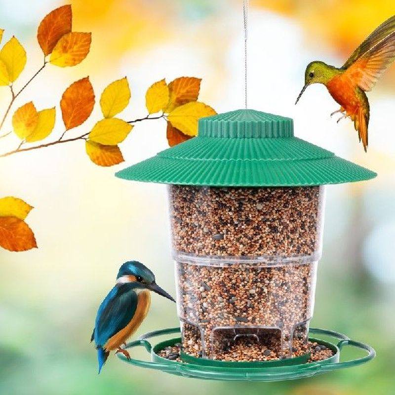 bird feeder for outside foldable wild bird seed feeders
