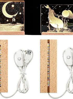 6'' Rectangle Display Pedestal Led Lights Di