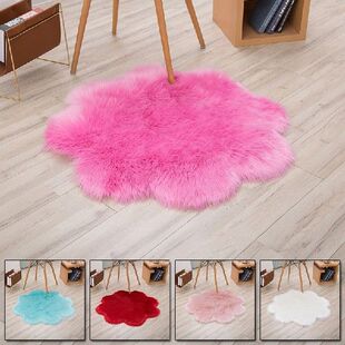 1pc Fashion Soft Faux Fur Wool Carpet Indoor Sheepskin Rug