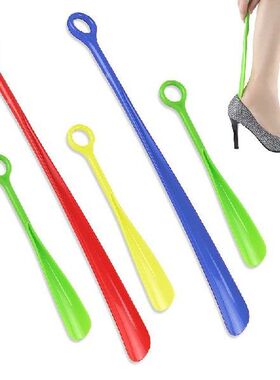 New Arrival 1Pcs 47cm Shoehorn Plastic Solid Color