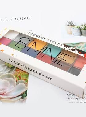 12 Colors Face Body Painting Art Non Toxic Safe Oil Paint Ha