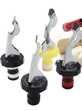 1PC Leak-Proof Champagne Bottle Stopper Plastic Cap Levers