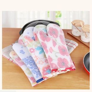 1Pcs Silicone Oven Glove Heatproof Mitten Kitchen Cooking