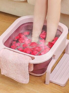 Foldable Foot Tub Spa Pedicure Buckets Hot Water Container