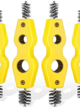 4Pcs Copper Tubing Brush Copper Pipe Cleaner 4 in 1 Pipe Bru