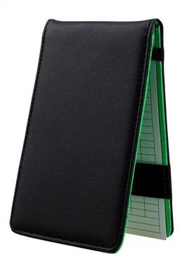 PU Leather Golf Scorecard Holder Score Card Notebook Accesso