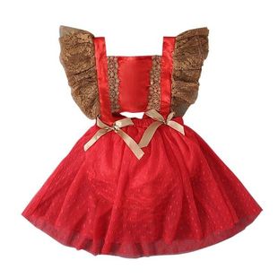 3-18m Infant Baby Red Dress Girls Christmas Costumes Xmas