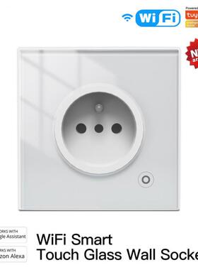 16A Tuya WIFi Smart Plug Smart Socket SmartLife Timer Voice
