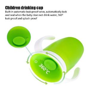 360 Degrees Rotated Child Learning Drinking Cup With Double