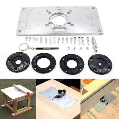 Aluminium Carpenty Router Table Insert Plate Woodworking