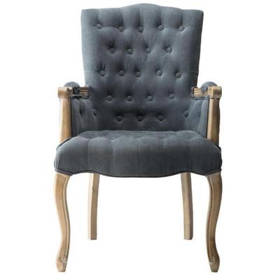 American solid wood study chair retro old European style