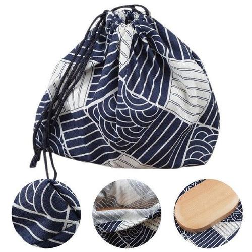 New Portable Japanese Lunch Box Bento Carry Tote Takeaway
