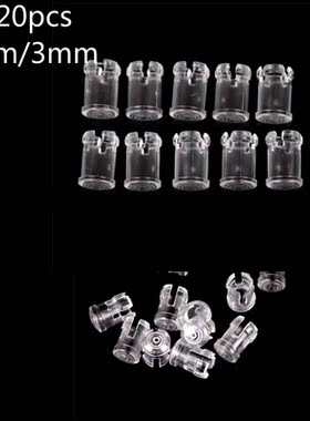 10/20pcs 3mm 5mm Clear Plastic LED Light Emitting Diode