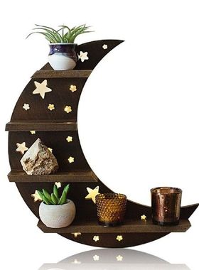 Wood Floating Shelves Wall Mounted Wood ShelvesCrescent