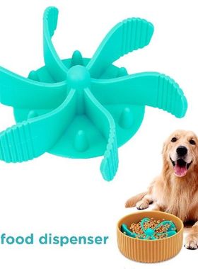 Slow Feeder Dog Bowl Silicone Pet Anti Choke Food Bowls