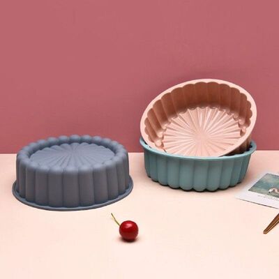Round Silicone Charlotte Cake Pan Strawberry Shortcake