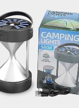 Camping light LED hourglass patented Type-c rechargeable