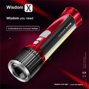 Multifunctional Xenon Flashlight USB Rechargeable LED Light
