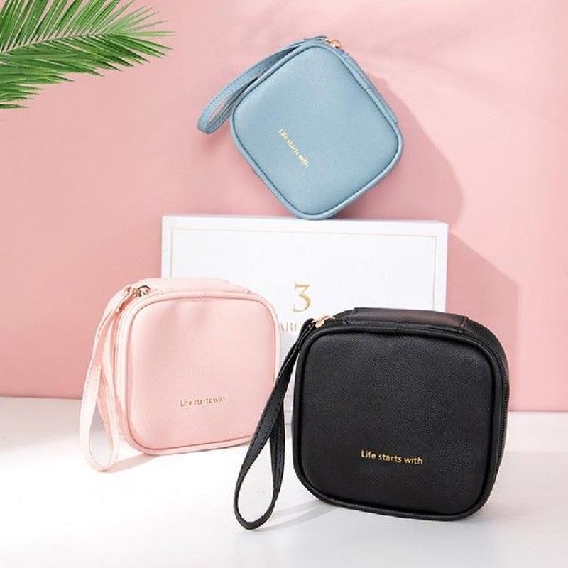 Cute Sanitary Napkin Pouch Portable Tampon Storage Bags