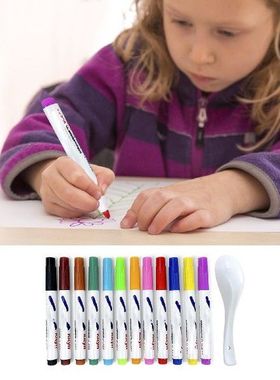 Magic Water Drawing Pens 12Pcs Quick-drying Watercolor Pen