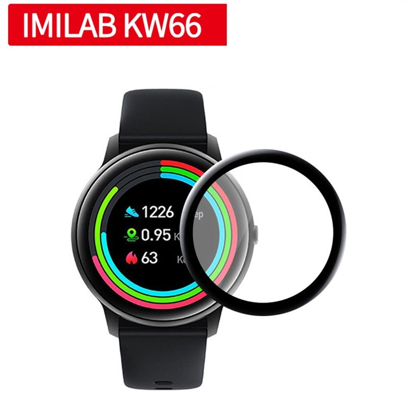 2pcs Full Screen Protective Film For Imilab KW66 mi band Sm 电子元器件市场 外设配件 原图主图