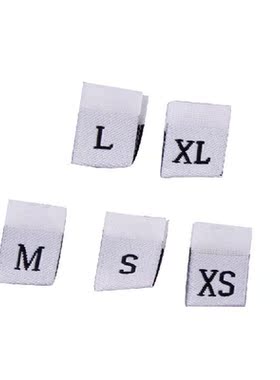Size Labels Tags Clothing Clothes Label Sew