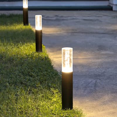 7W Acrylic Bubbles Bollard Light 30/50CM Outdoor Garden Lawn