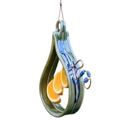 2022 New Pet Parrots Birds Food Holder Support Metal Fruit