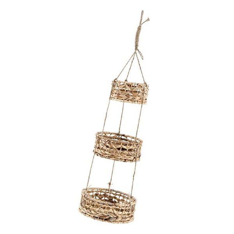 Woven Wall Hanging Basket 3 Tier Planter Basket Wall