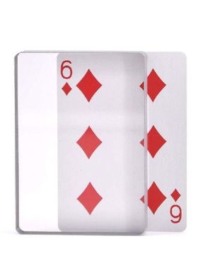 Omni Deck Glass Card Deck Ice Bound Magic Tricks Playing