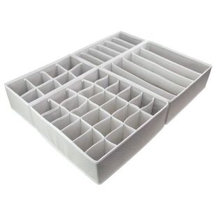 4 Pieces Underwear Drawer Organizers Divider Closet Socks