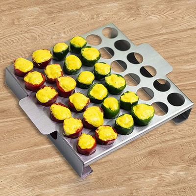 1pc 2021 Hot Stainless Steel 36-hole Roasted rack Grilled
