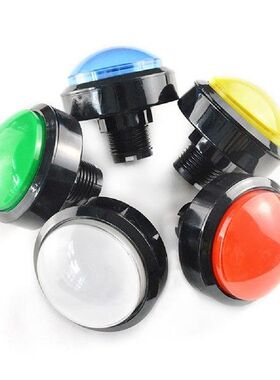 (5 Colors ) Arcade Button LED Light Lamp 60MM Convexity Big